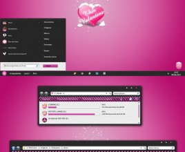 Celestica pink theme for windows 7