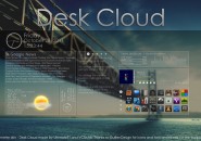 Desk Cloud Powered Windows 7 Rainmeter Theme
