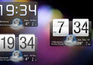 Fancy Widget Windows 7 Rainmeter Skin
