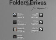 Folders N Drives Rainmeter Theme