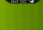 Green Small Things Rainmeter Skin For Windows 7