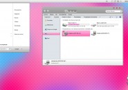 Lion pink theme for windows 7
