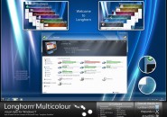 Longhorn multicolour theme for windows 7