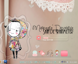 Muneqqita Decoratra Rainmeter Skin