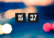 Small Fiercy Countdown Clock Rainmeter Skin For Windows 7