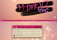 V pink v2 theme for windows 7