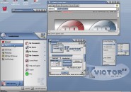 Victor Blue Windows Blind Theme
