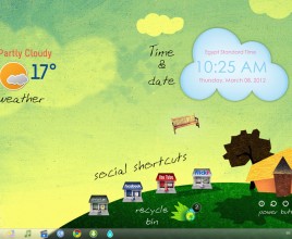 Wonderful Life Windows 7 Rainmeter Skin