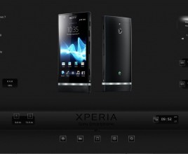 Xperia Windows 7 Rainmeter Theme