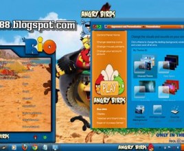 angry birds theme for windows 7
