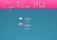 CPU Ram Mod Rainmeter Skins