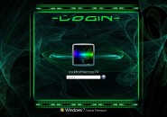 Electric Currents Logon Screen For Windows 7