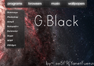 G Black Rainmeter Theme For Windows 7
