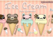 Ice-Cream Rainmeter Skins