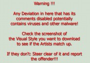 A warning to everyone Windows 7 Visual Styles