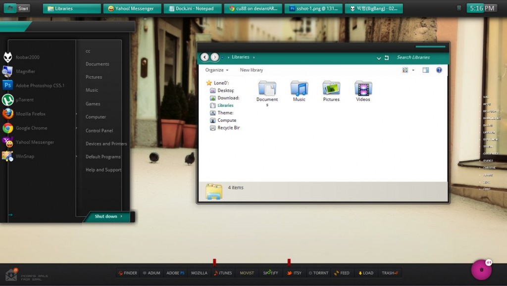 Windows Longhorn SkinPack 1.0 X64 Windows 7 Visual Style
