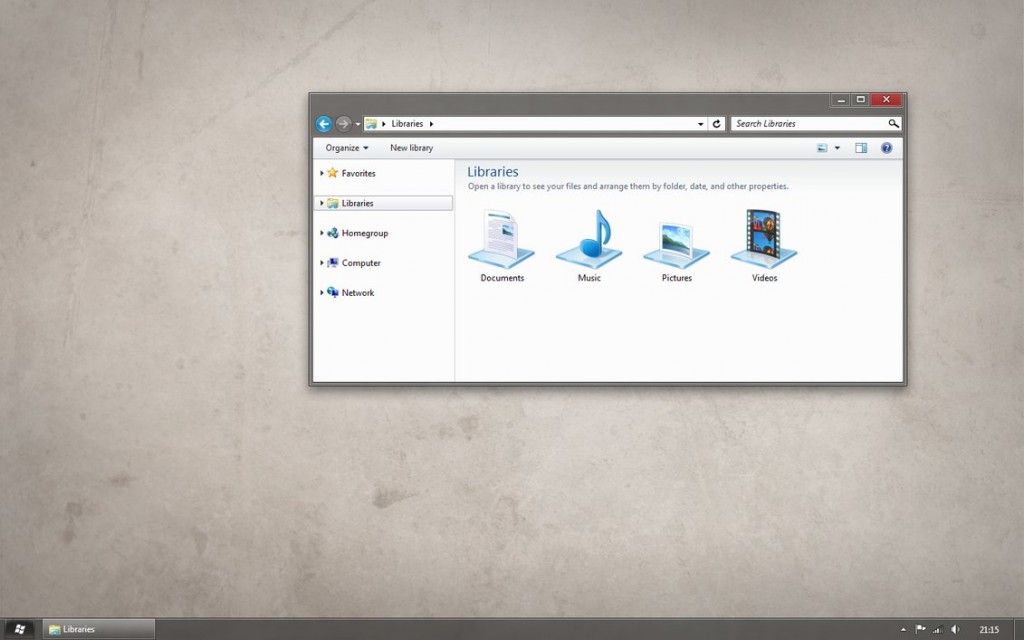 Extraordinary Theme For windows 7 Visual Style