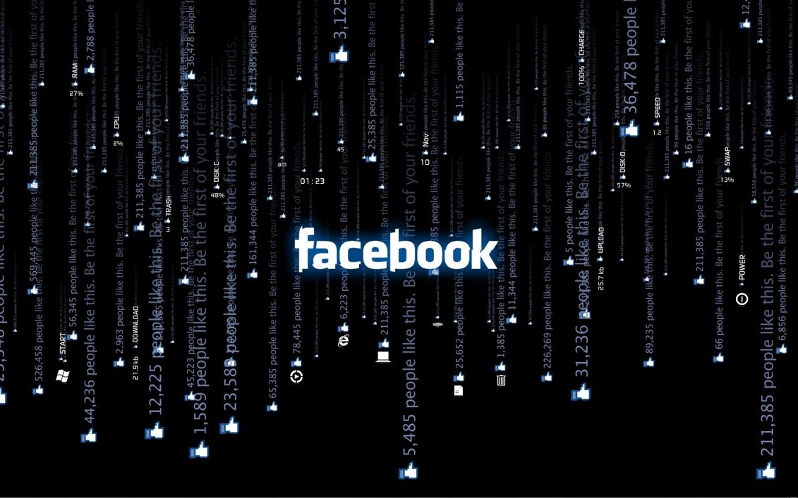  Facebook Rainmeter Theme for Windows7