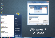 Squared Visual Style for Windows7